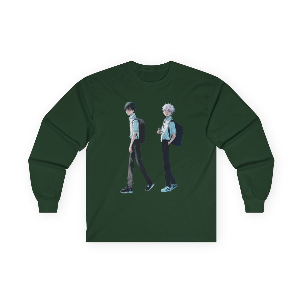 The Summer Hikaru Died Merch 3D Long Sleeve Anime Harajuku Long Sleeve Pullover, Style 2, 3XL