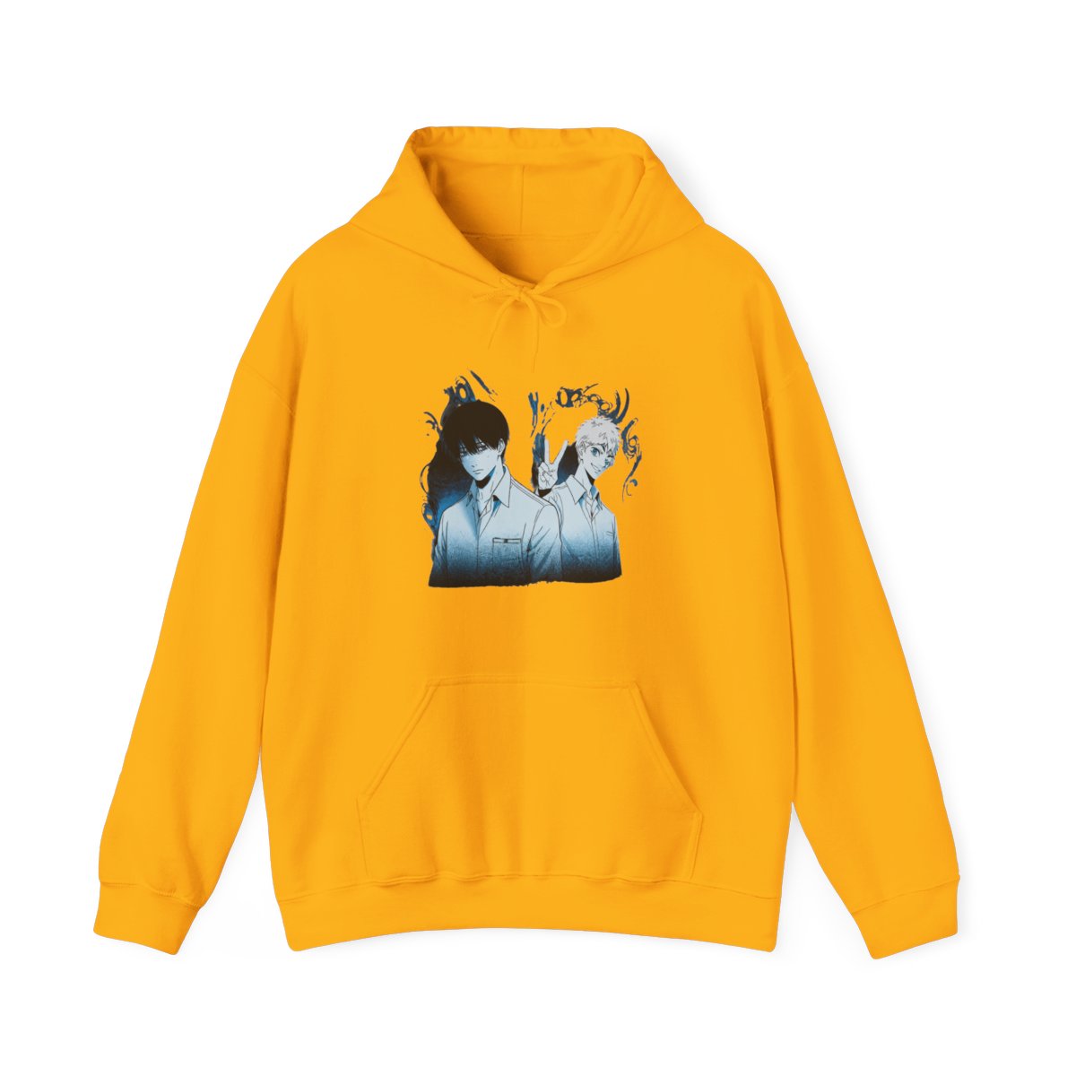 The Summer Hikaru Died Blue Tonal Hoodie - alternate angle 2, merchandise