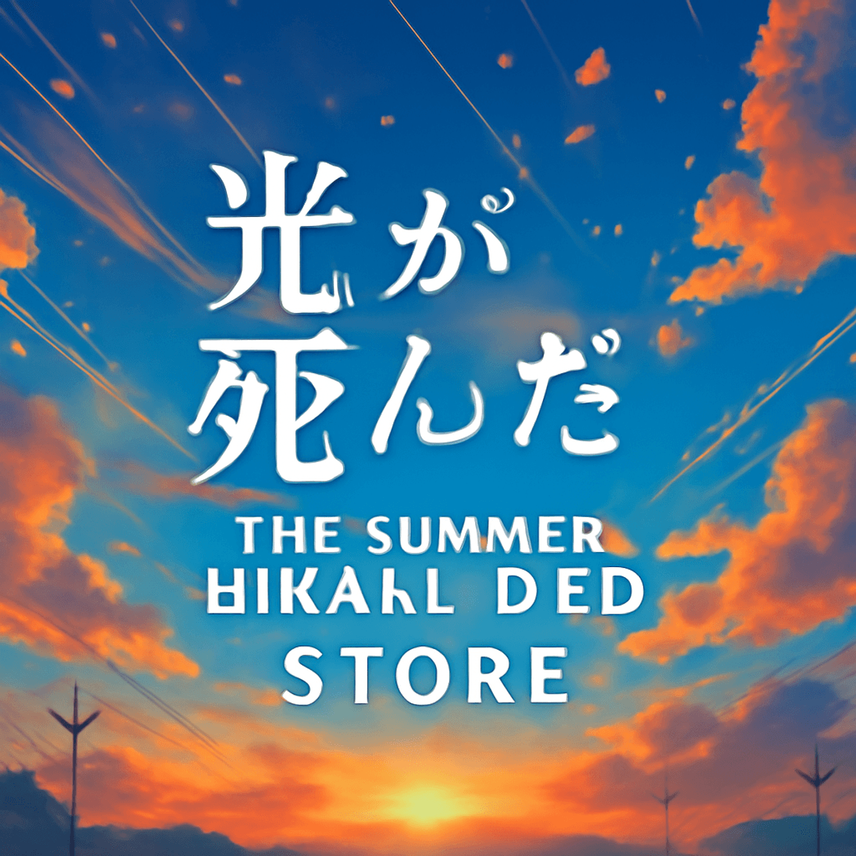 the summer hikaru died clear sticker sheets 8x5